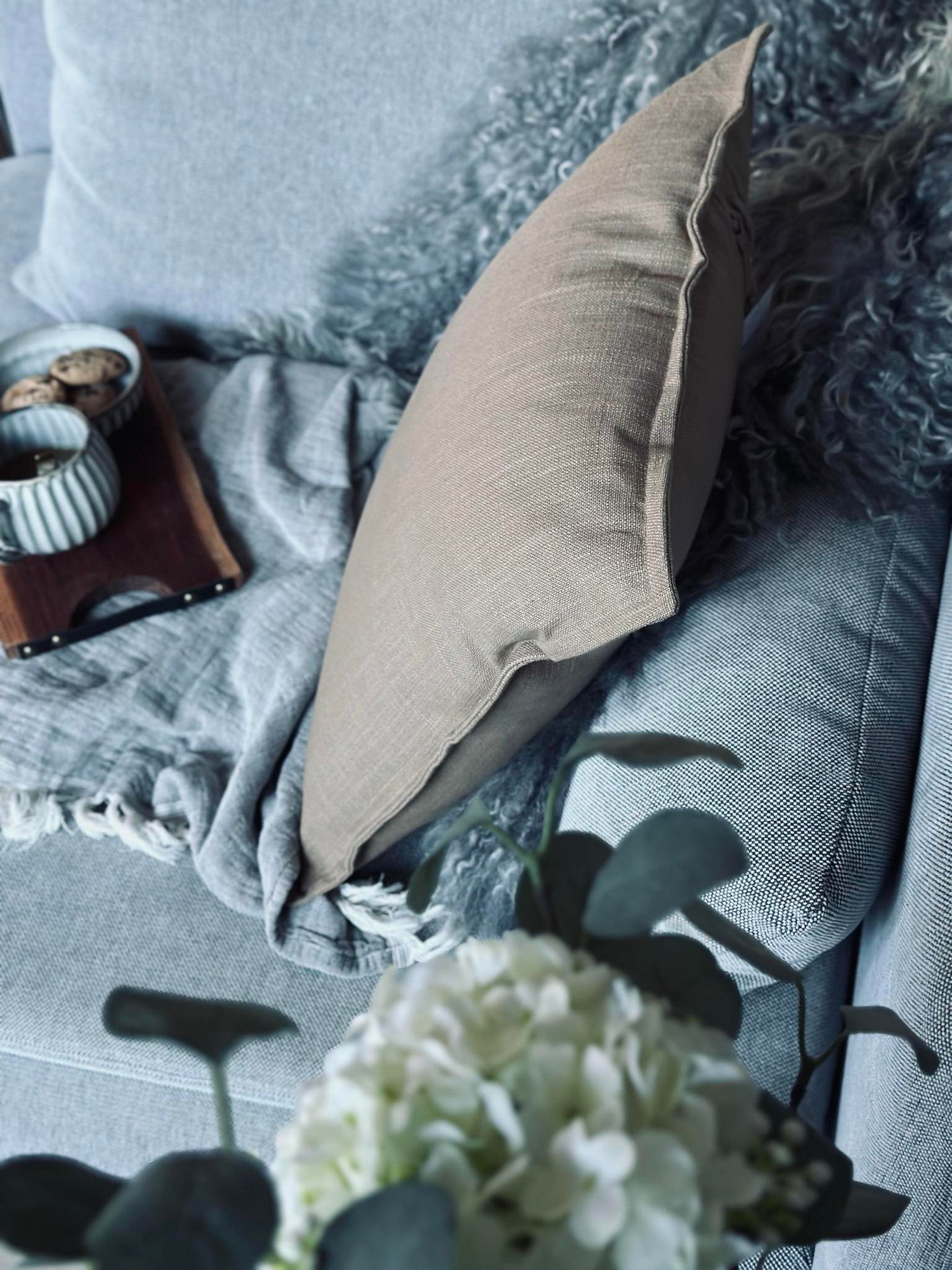 Kuddfodral 45x45 - Sand