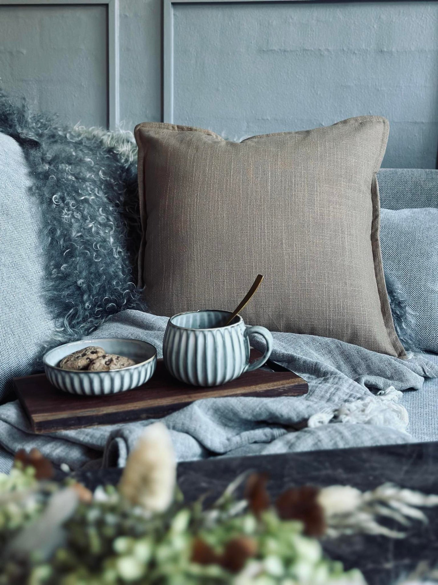 Kuddfodral 45x45 - Sand