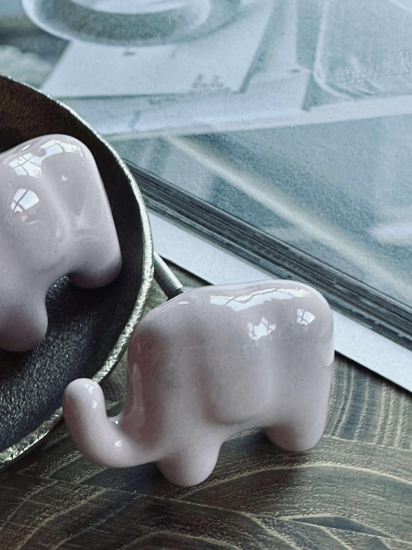 Handtag elefant rosa - 2 st.