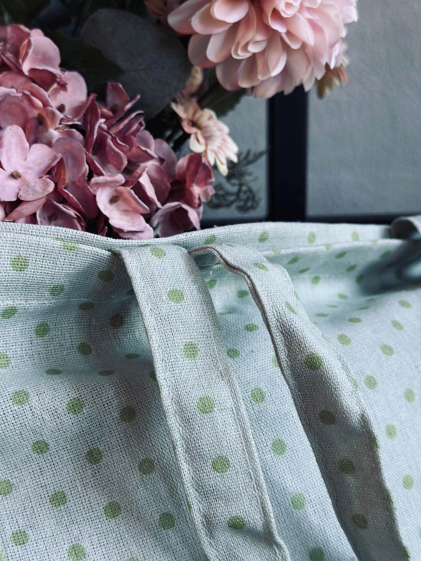 Shoppingväska - Gröna prickar