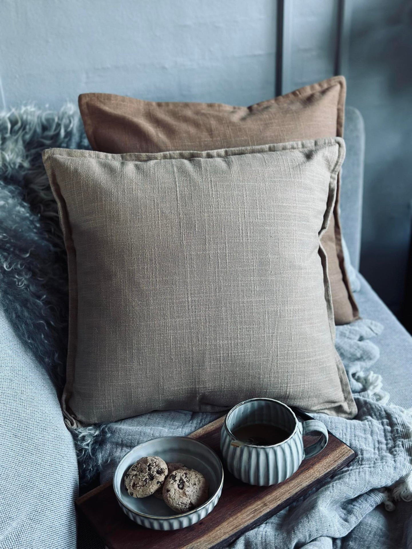 Kuddfodral 45x45 - Sand