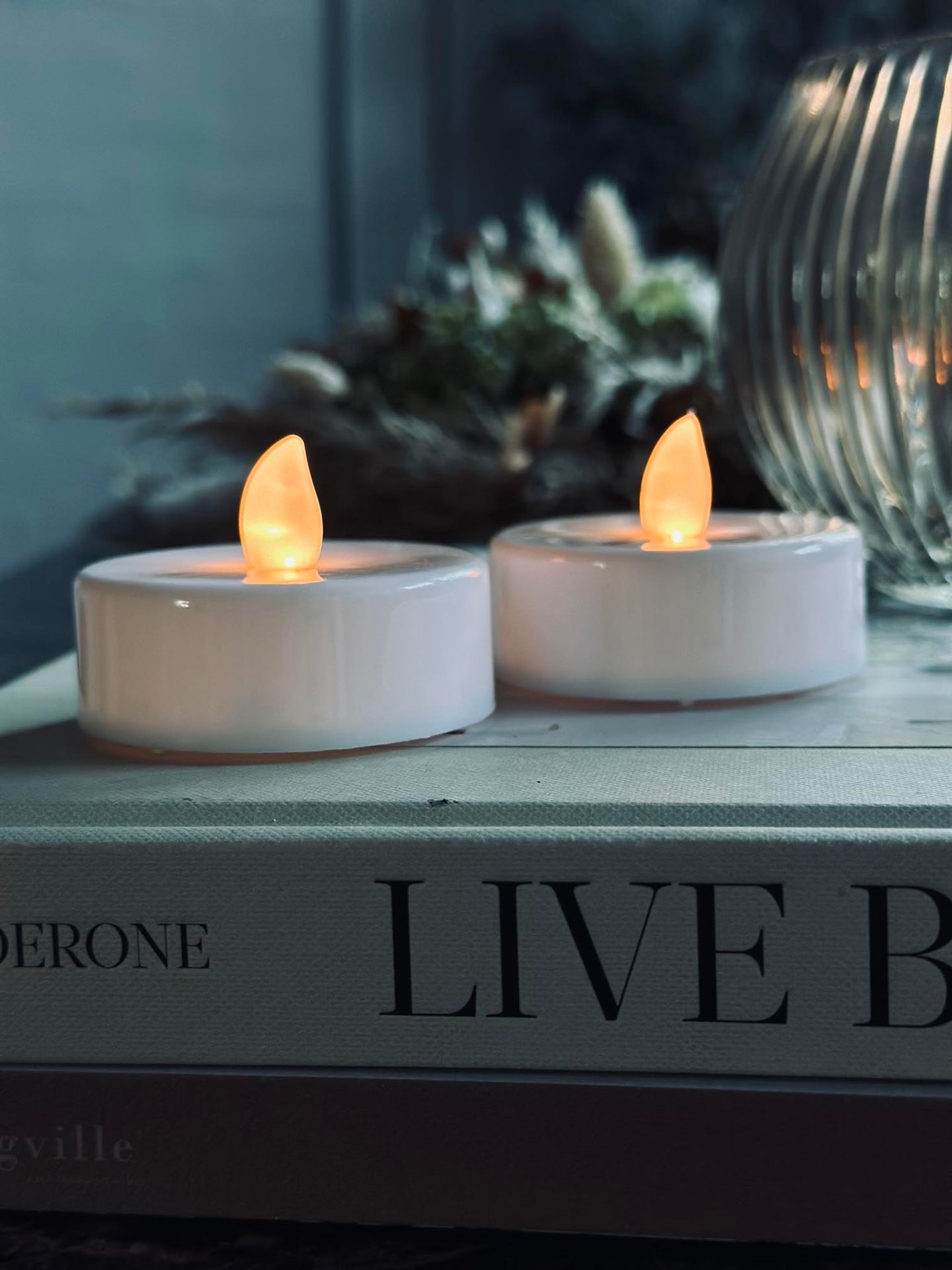 Jumbo värmeljus - 2 st.