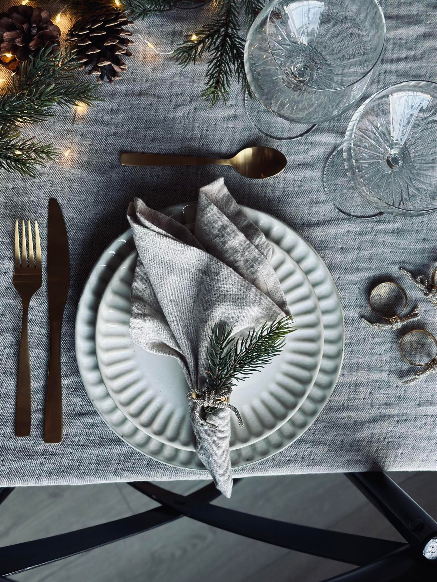 Servettringar - Rosetter 4 st