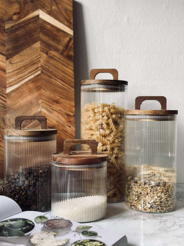 Förvaringsburkar för livsmedel - Flera storlekar