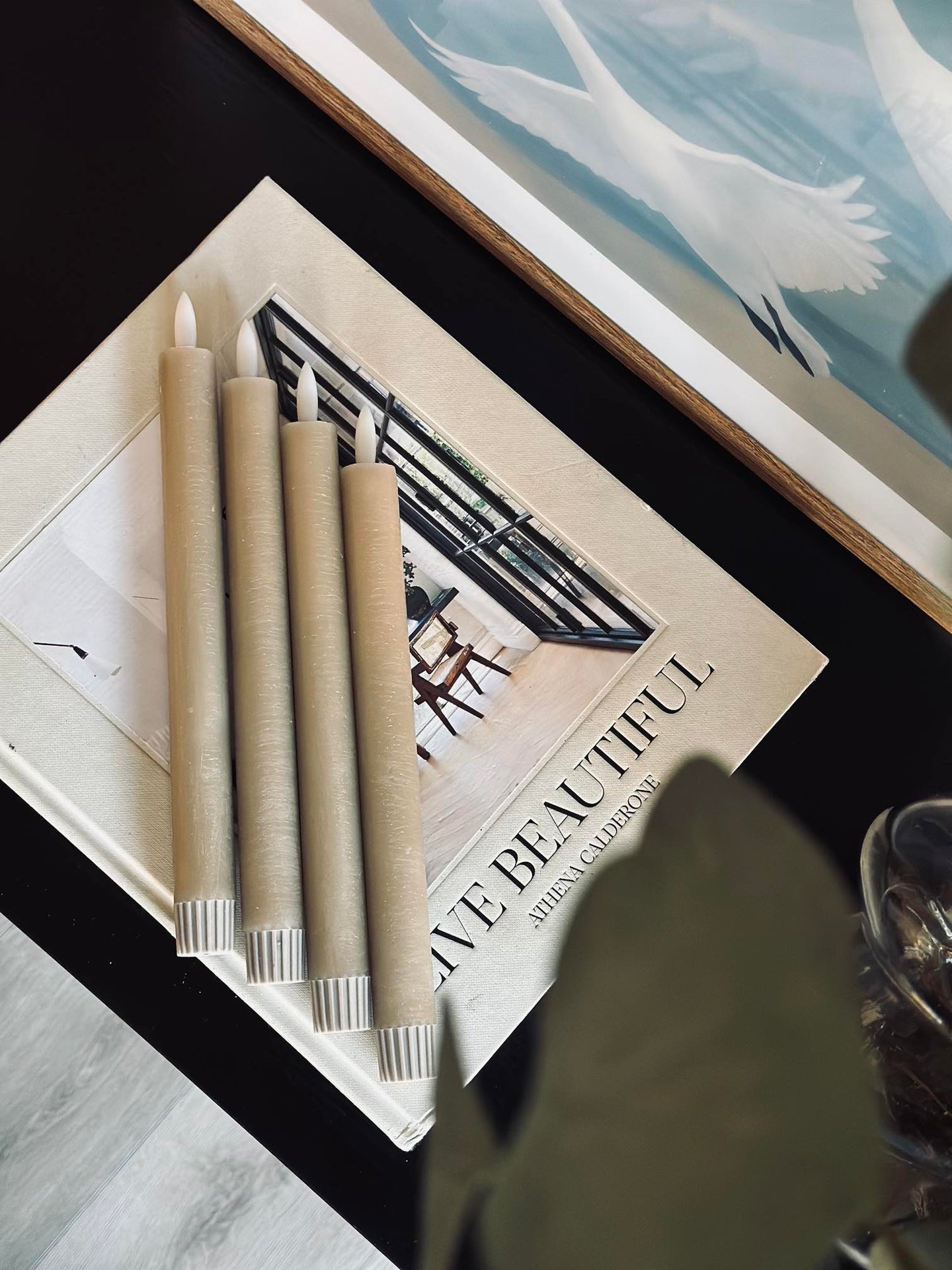 LED Scenljus 4 st - Sand