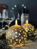 Julelys Gold XMAS 10 cm.
