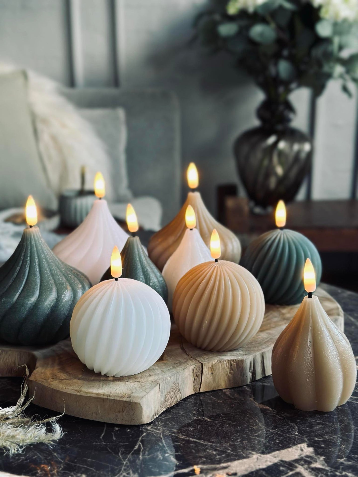 LED Lök lampa - flera färger