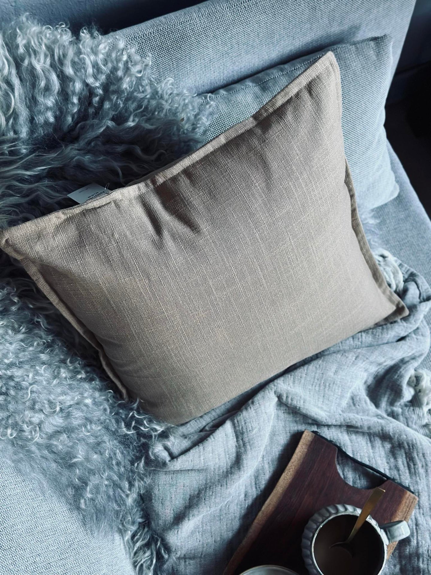 Kuddfodral 45x45 - Sand