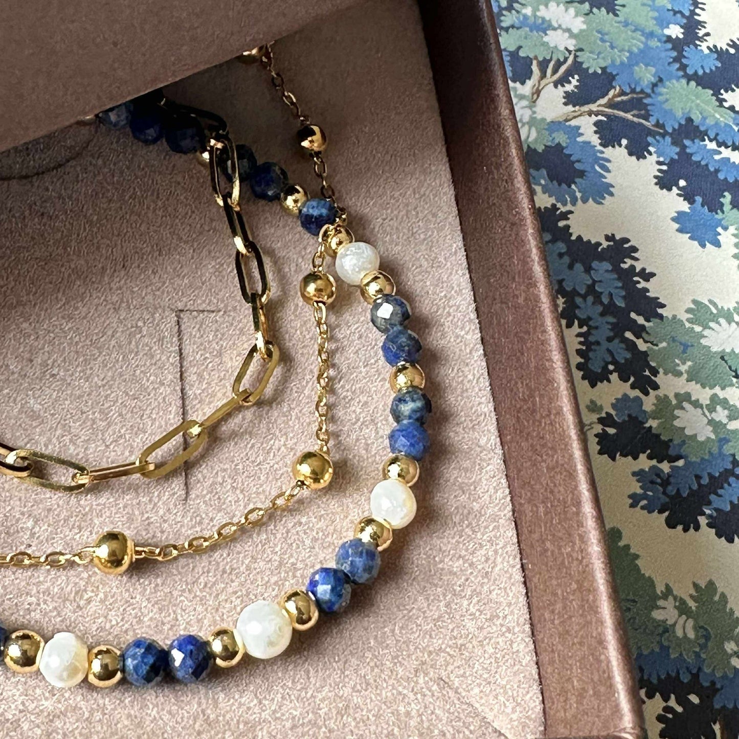 Armband Lilja set med 3 st - Äkta sötvattenspärlor