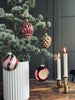 Julgranskulor i glas - Paket med 4 st