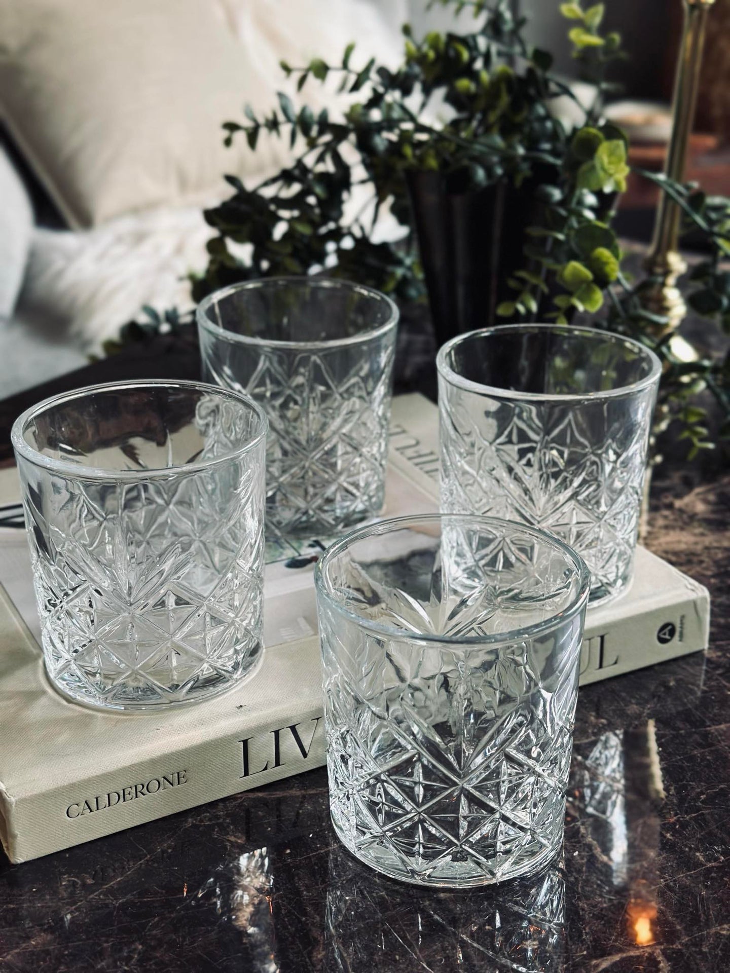 Whiskyglas / vattenglas - 4 st