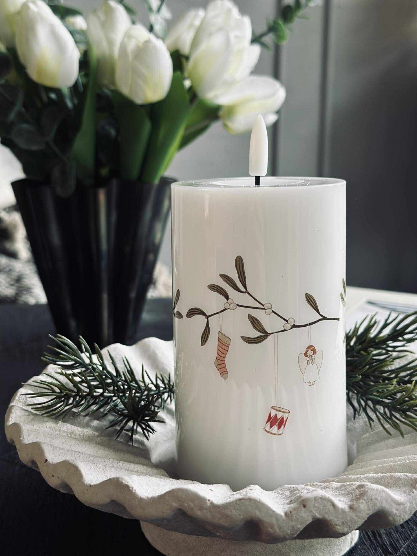 LED Blockljus TWINKLE - Mistel