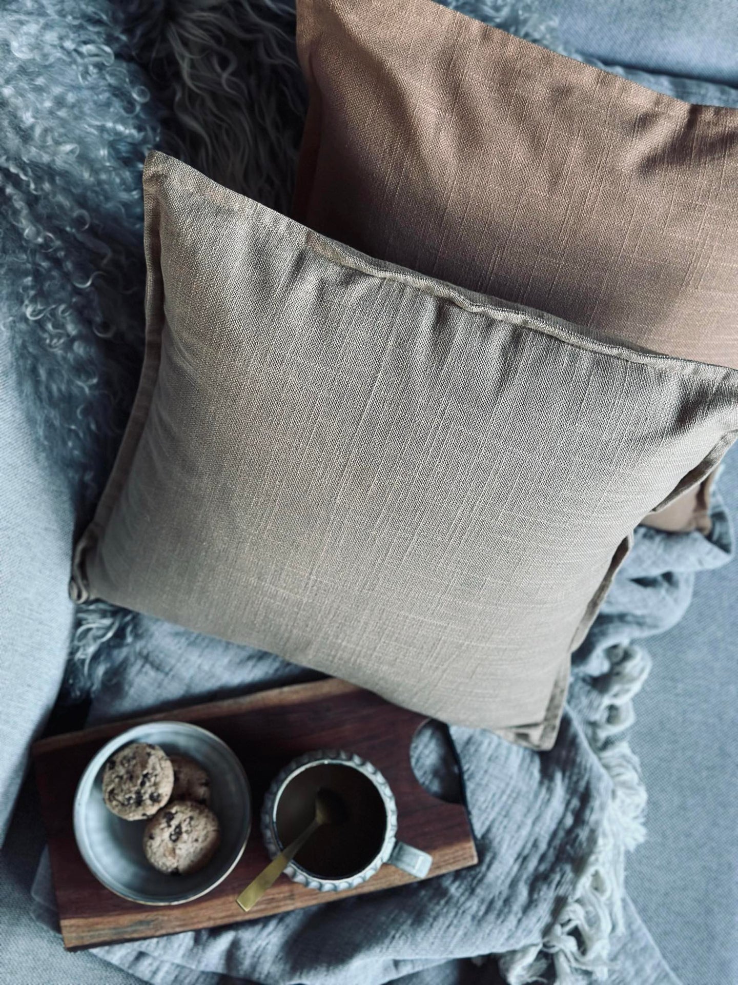 Kuddfodral 45x45 - Sand