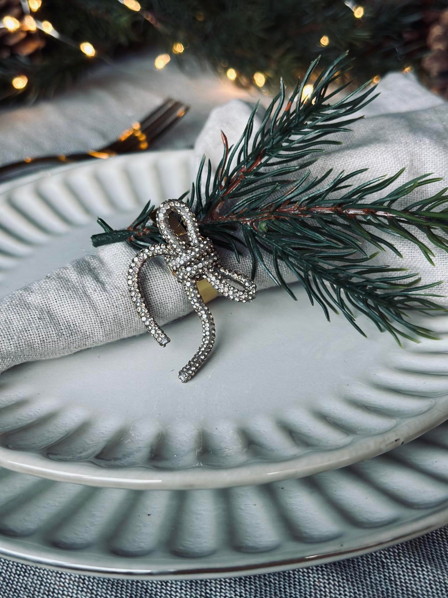 Servettringar - Rosetter 4 st