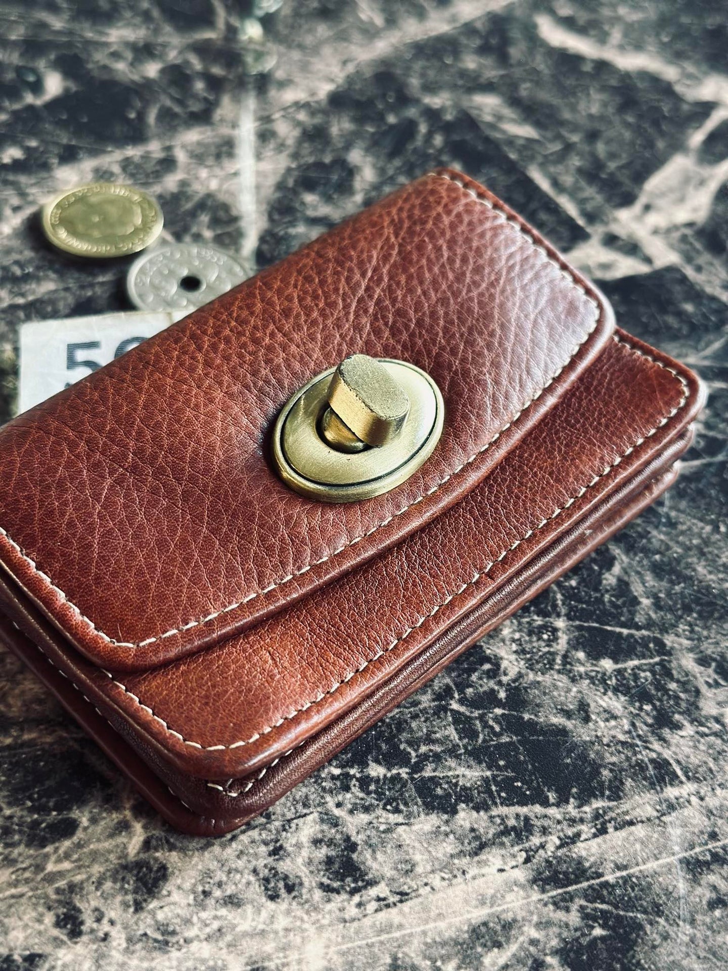 Plånbok Moa Small Cognac