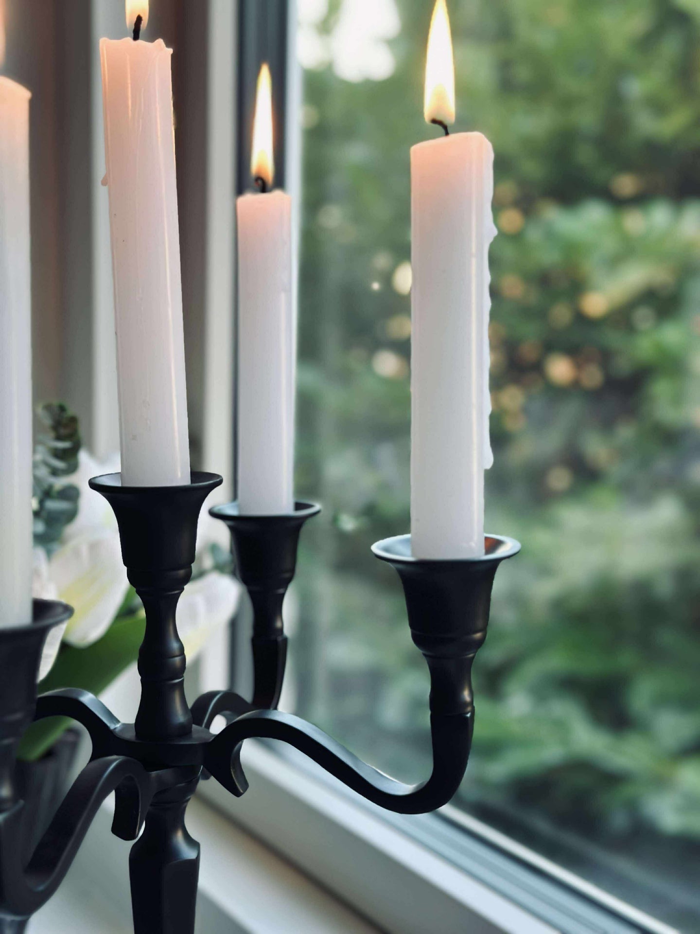 Ljusstake Alu svart - 5-armad