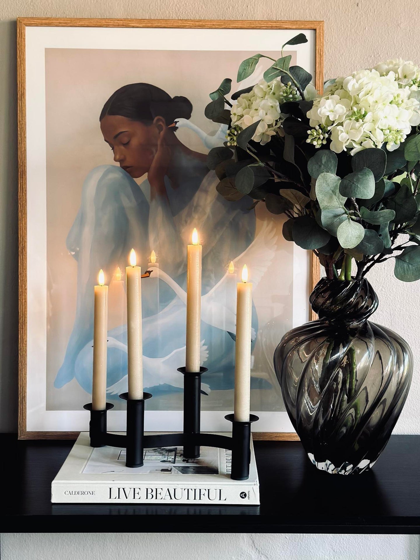 LED Scenljus 4 st - Sand