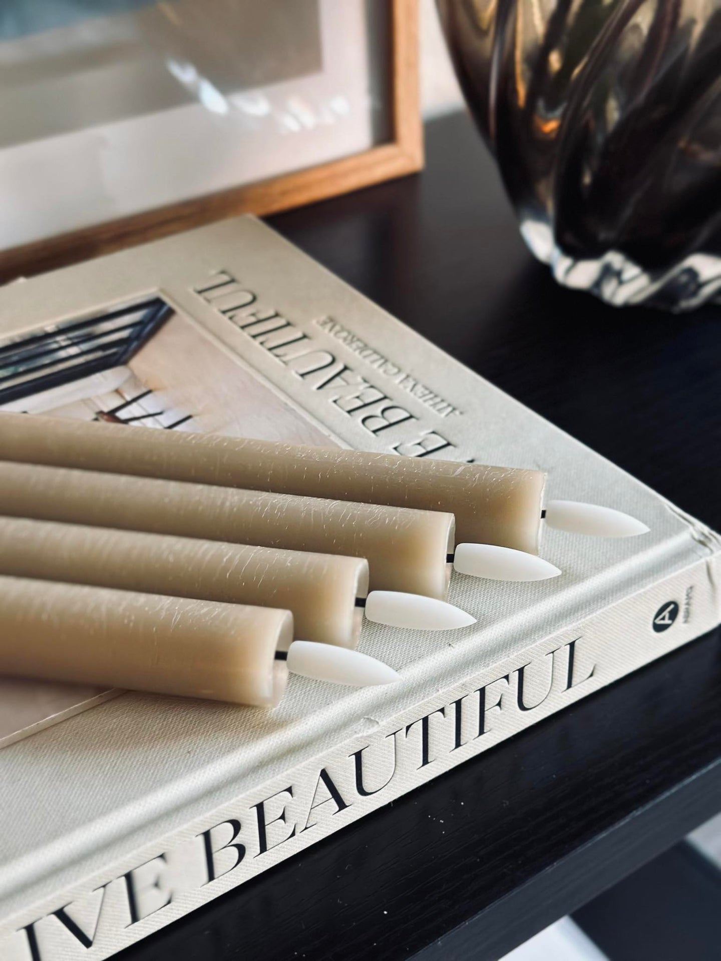 LED Scenljus 4 st - Sand