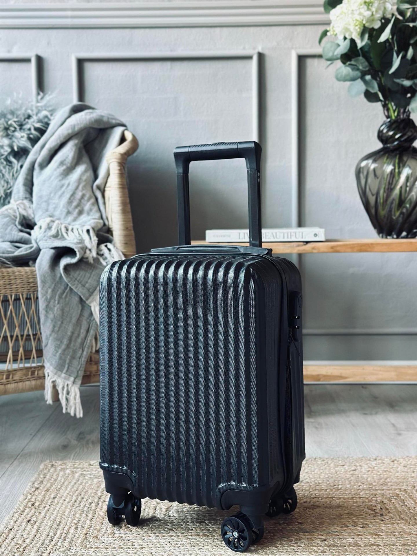 Resväska Trolley - Svart