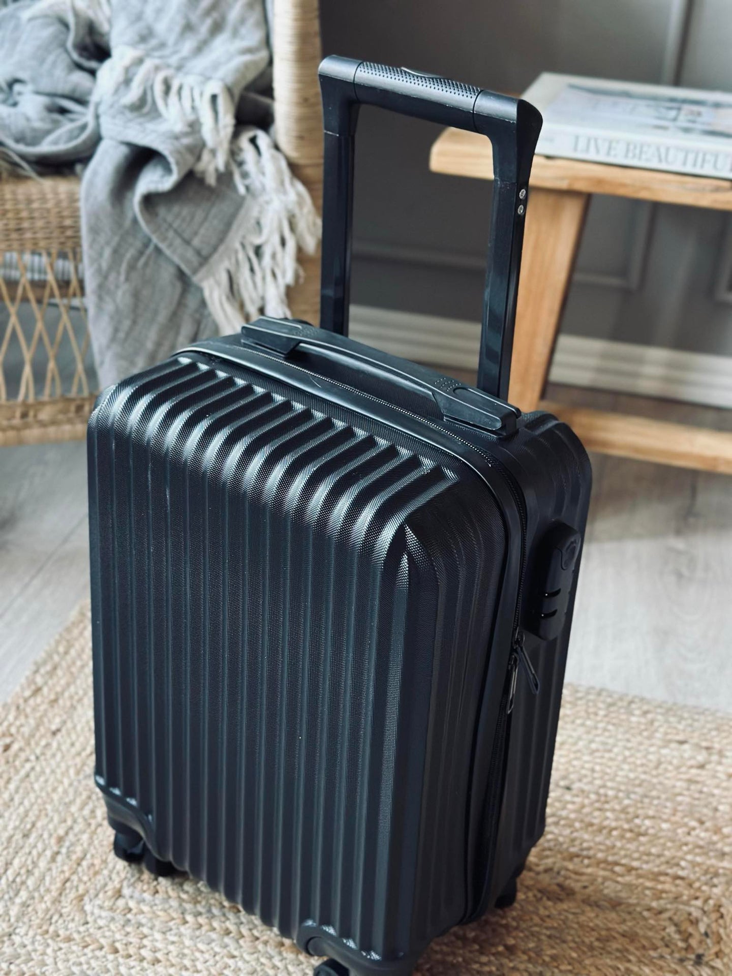 Resväska Trolley - Svart