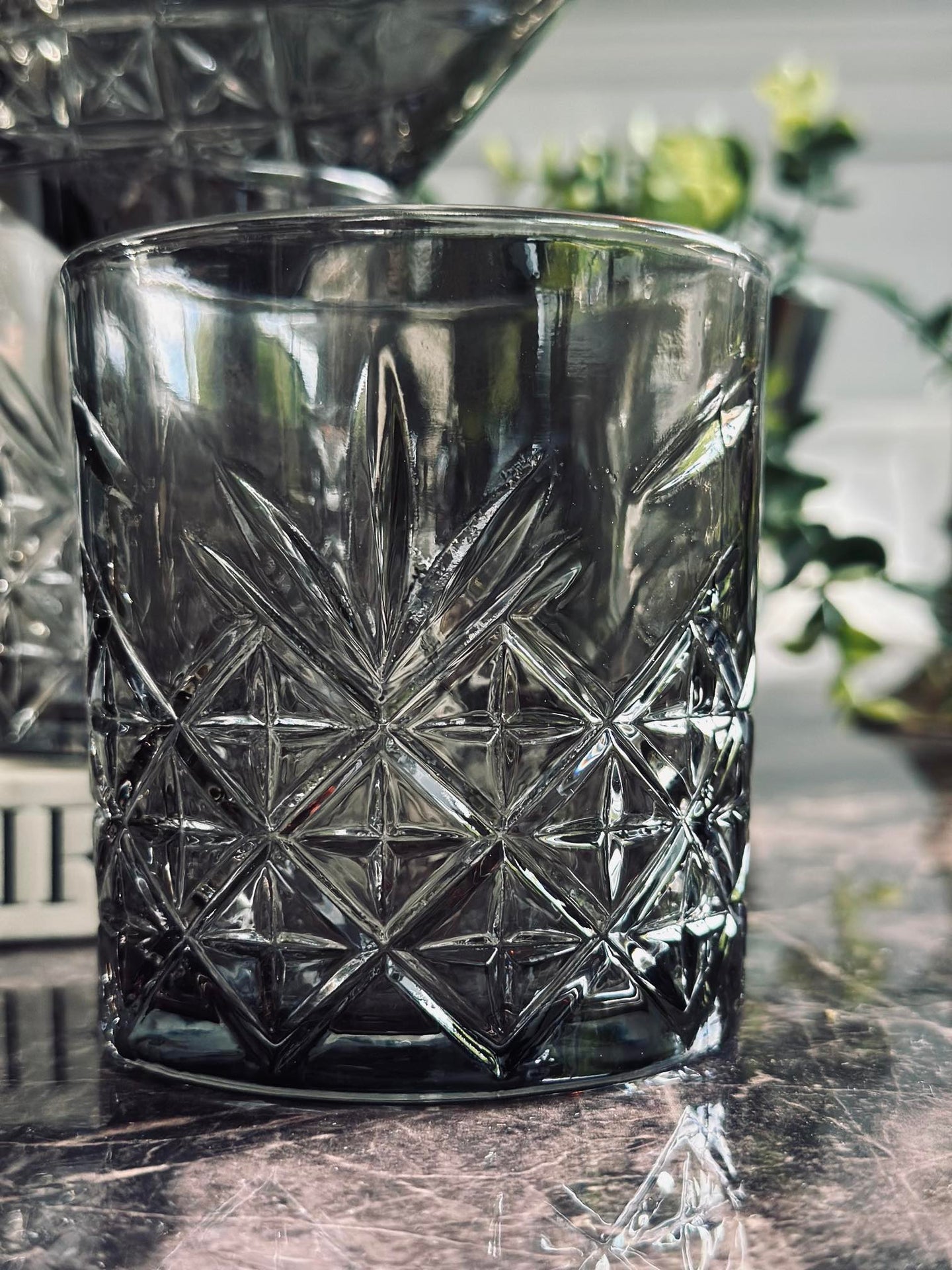 Whiskyglas / Vattenglas Rökfärgade - 4 st