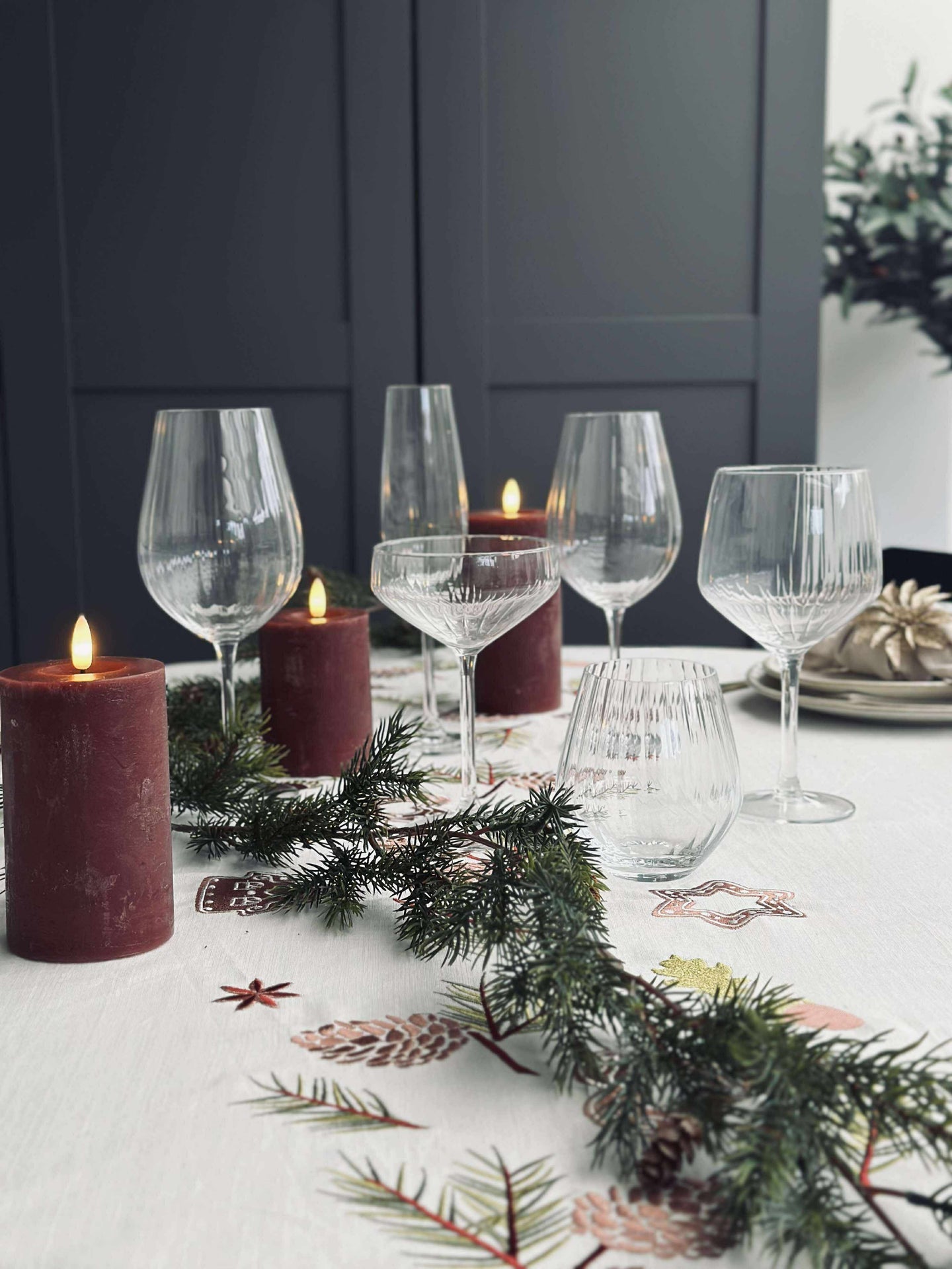 Vinglas rödvin CRYSTAL - Set med 4 st.