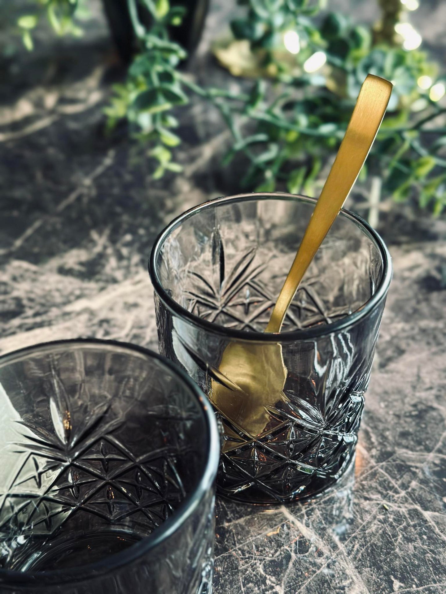 Whiskyglas / Vattenglas Rökfärgade - 4 st