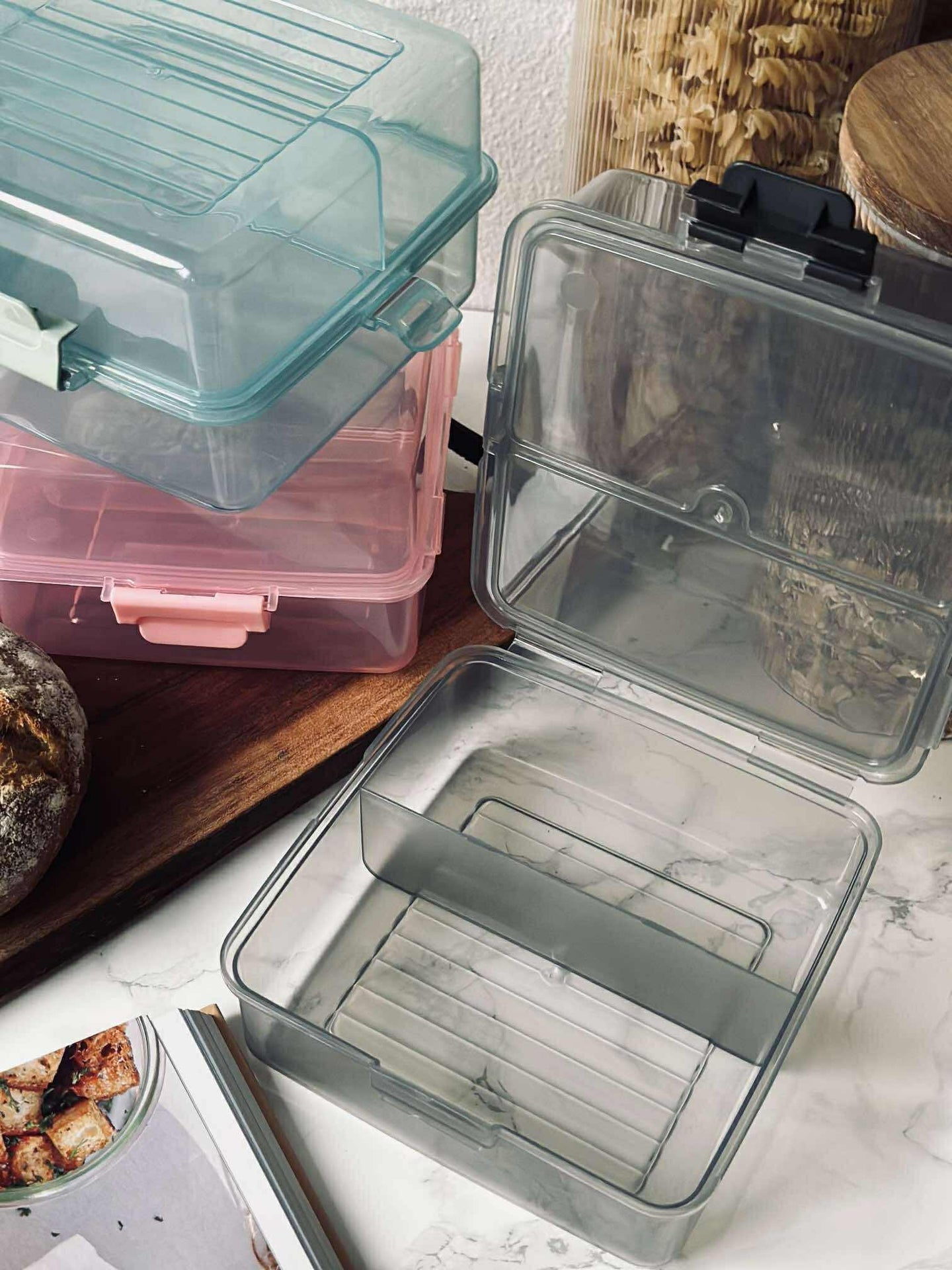 Matlåda med fack - Sten