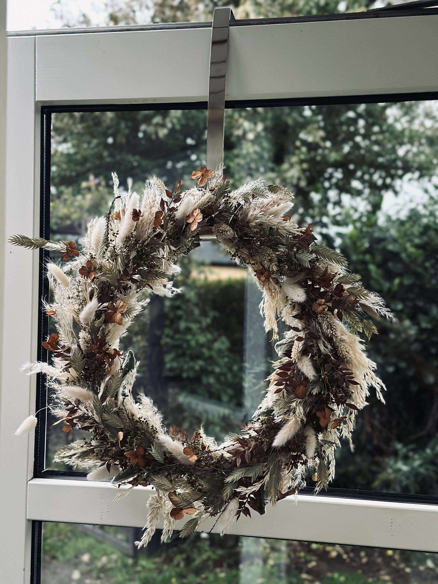 Upphängning för dörrkrans - Silver