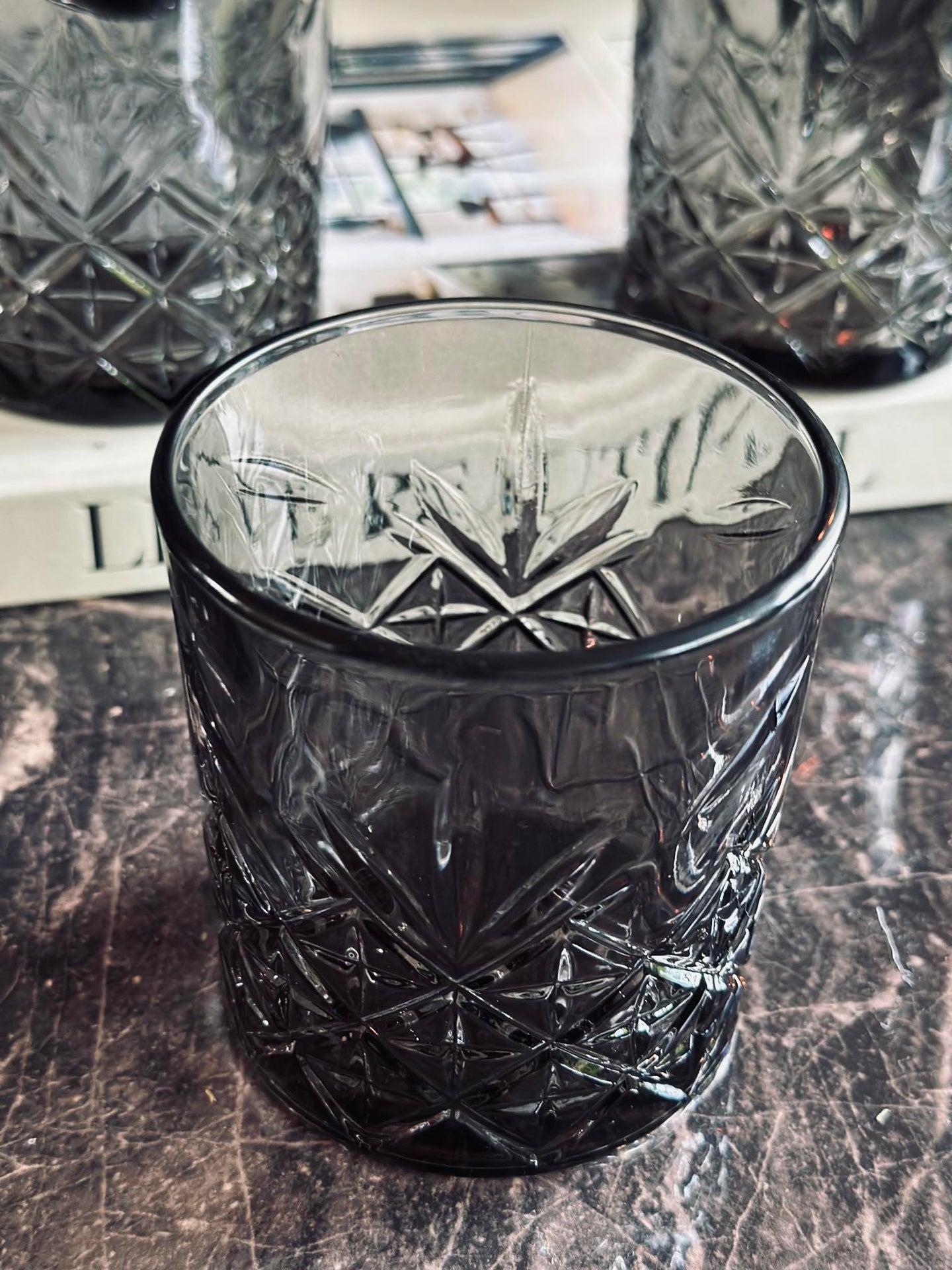 Whiskyglas / Vattenglas Rökfärgade - 4 st