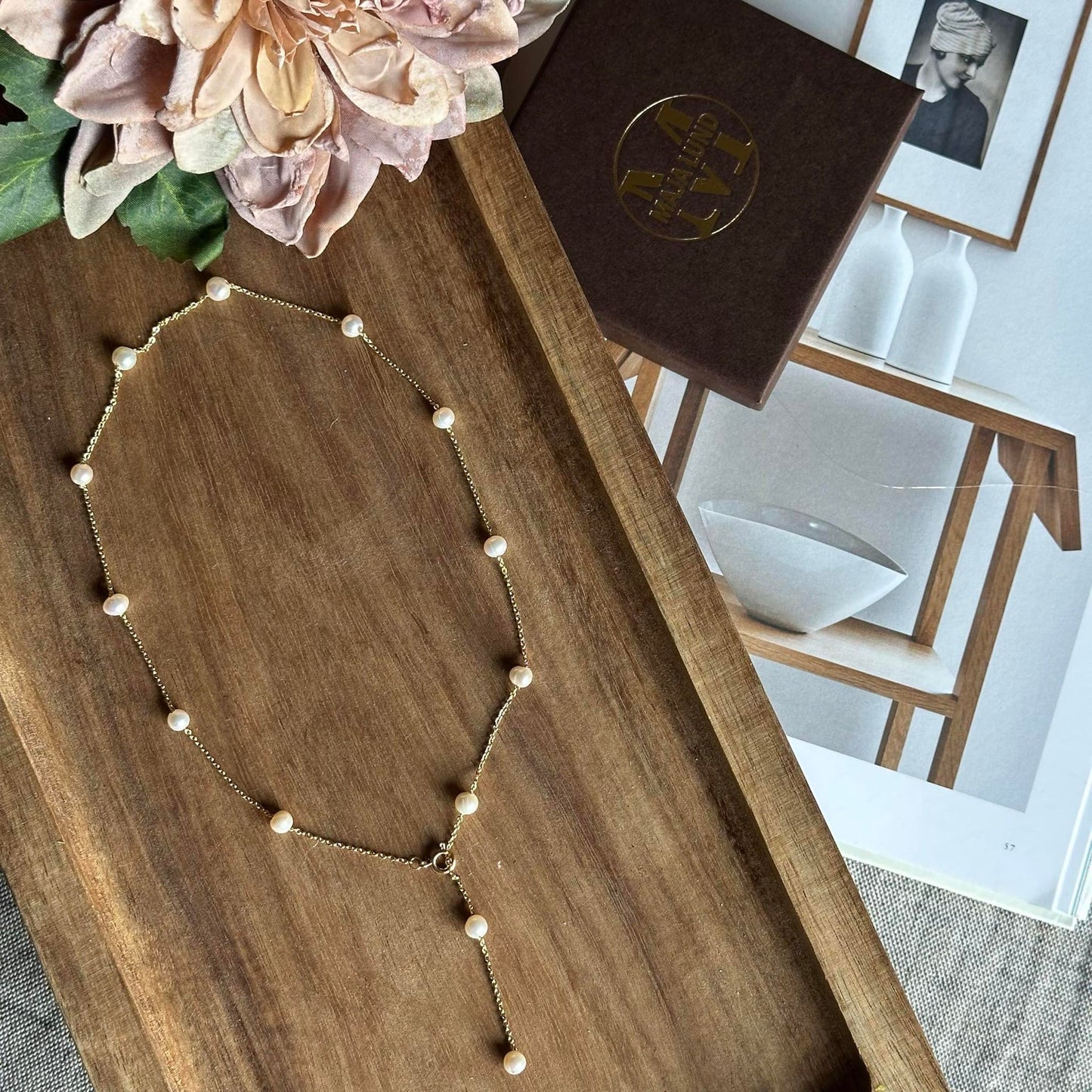 Halsband Gry - med sötvattenspärlor