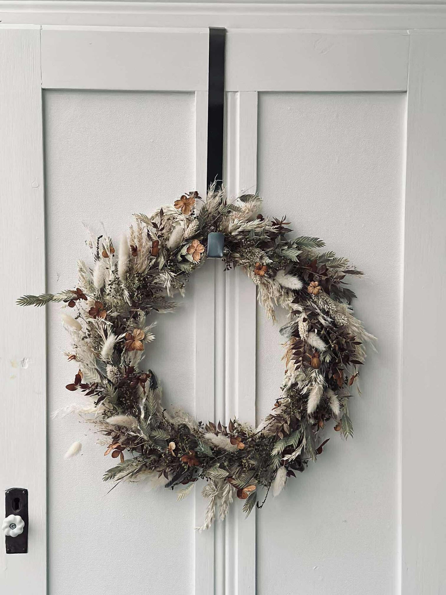 Upphängning för dörrkrans - Silver