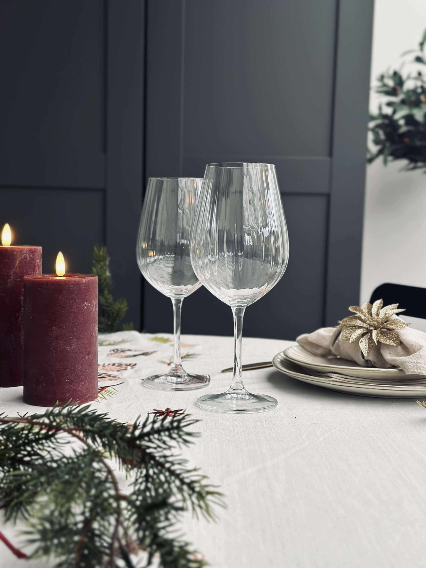 Vinglas rödvin CRYSTAL - Set med 4 st.