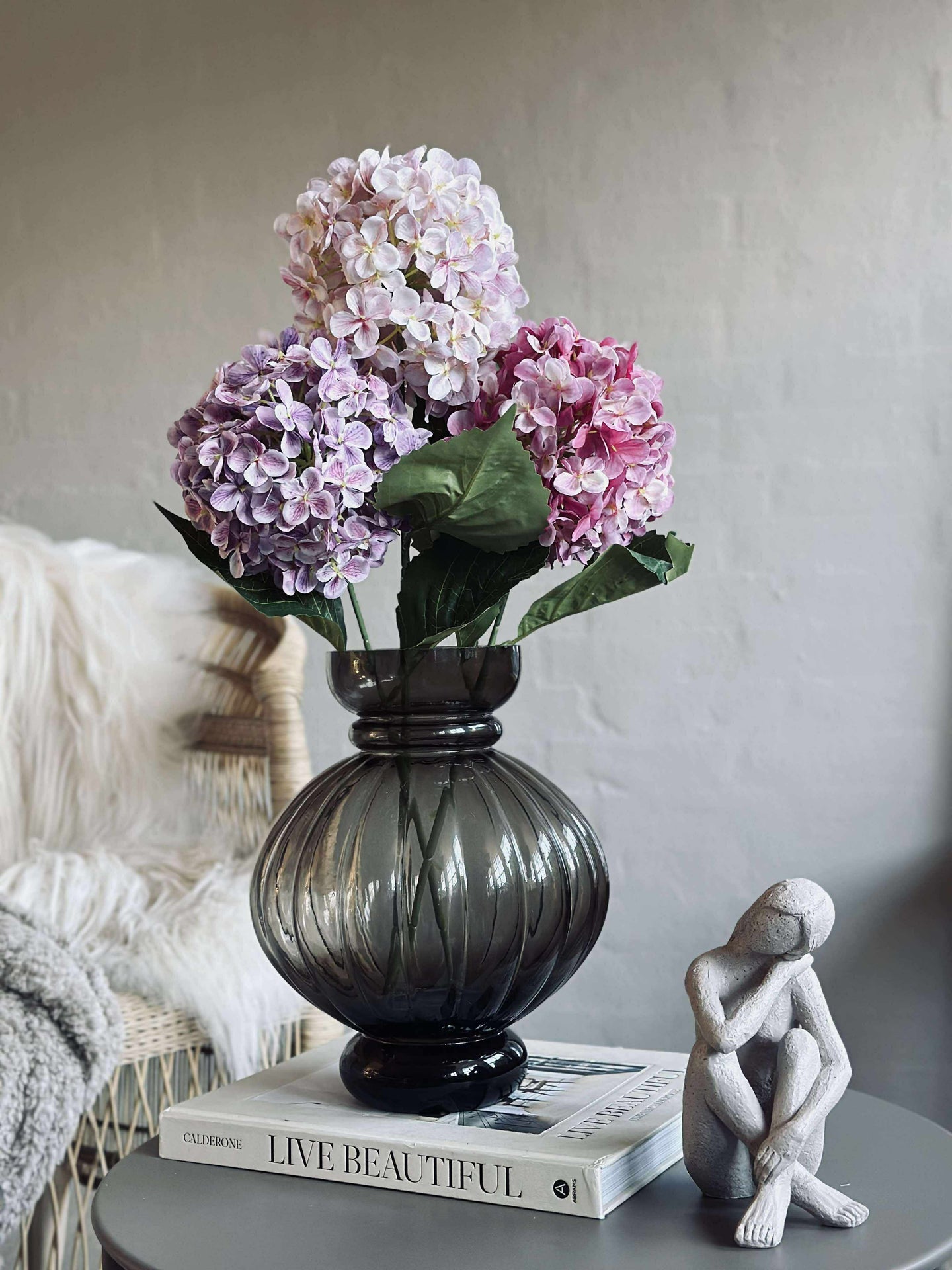 Bukett - Hortensia Rosa / Lila