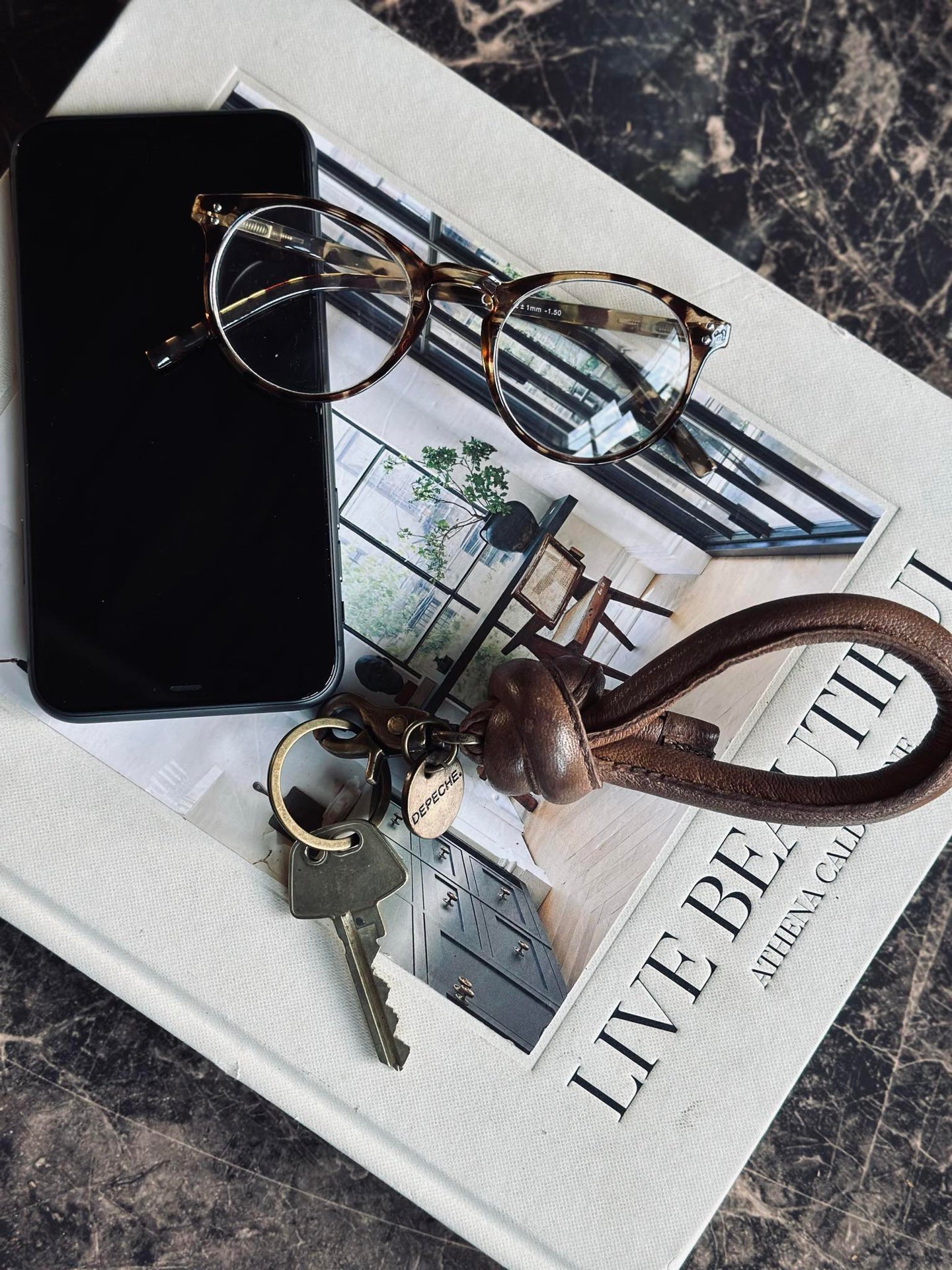 Nyckelband – Kastanj