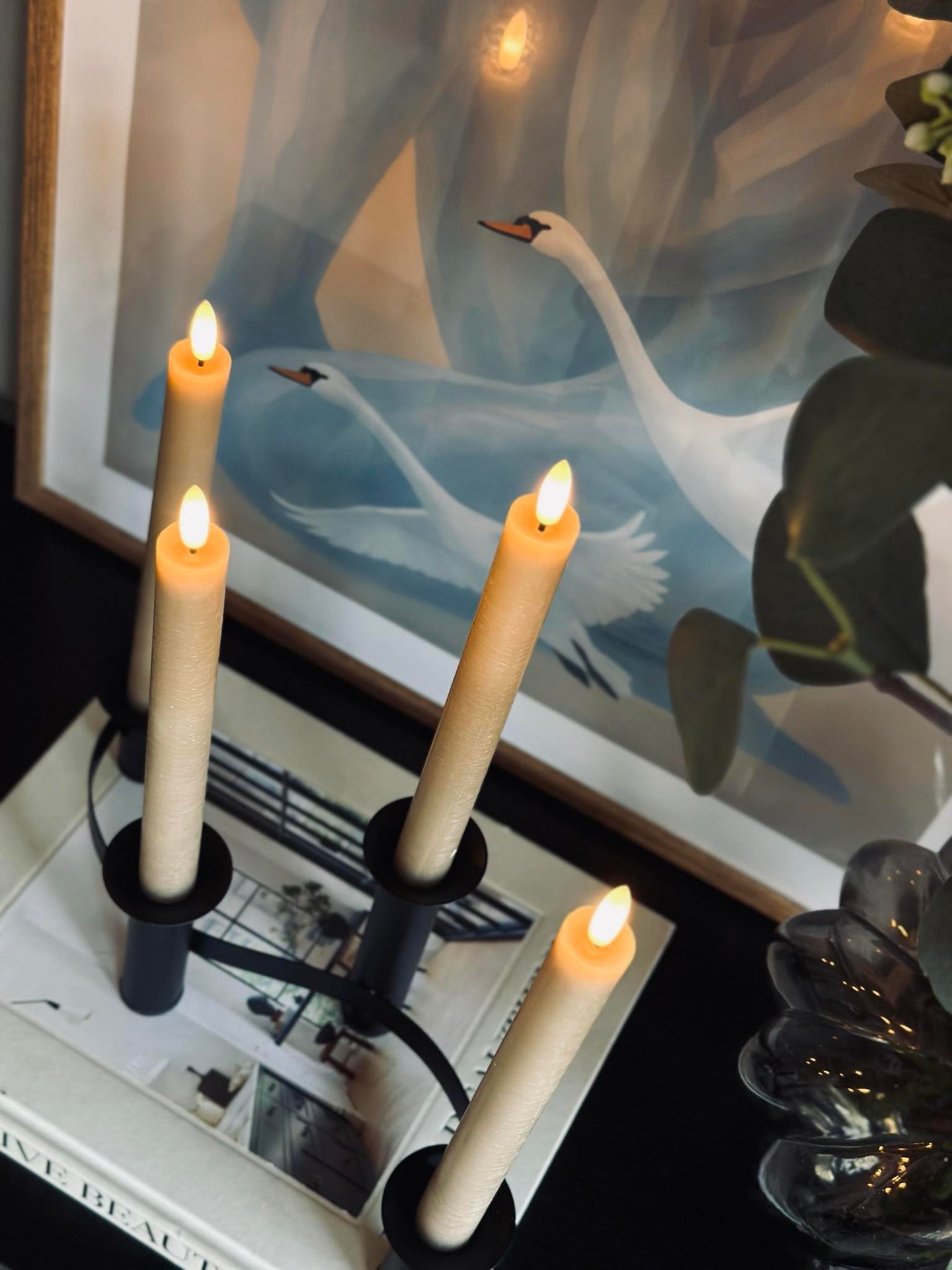 LED Scenljus 4 st - Sand