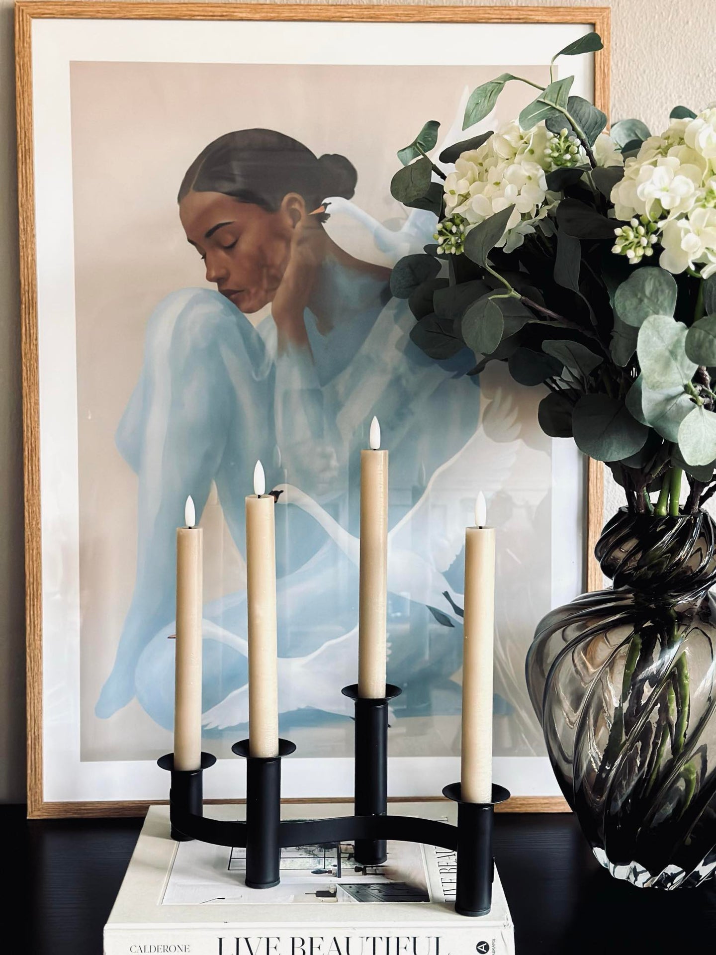 LED Scenljus 4 st - Sand