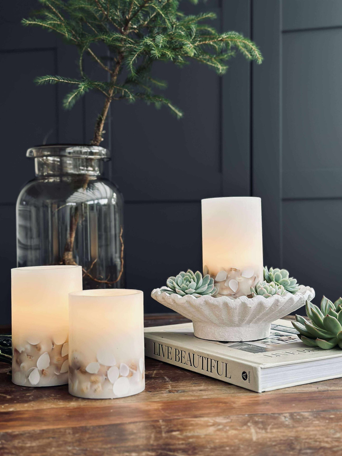 LED Nature – Set med 3 st och fjärrkontroll