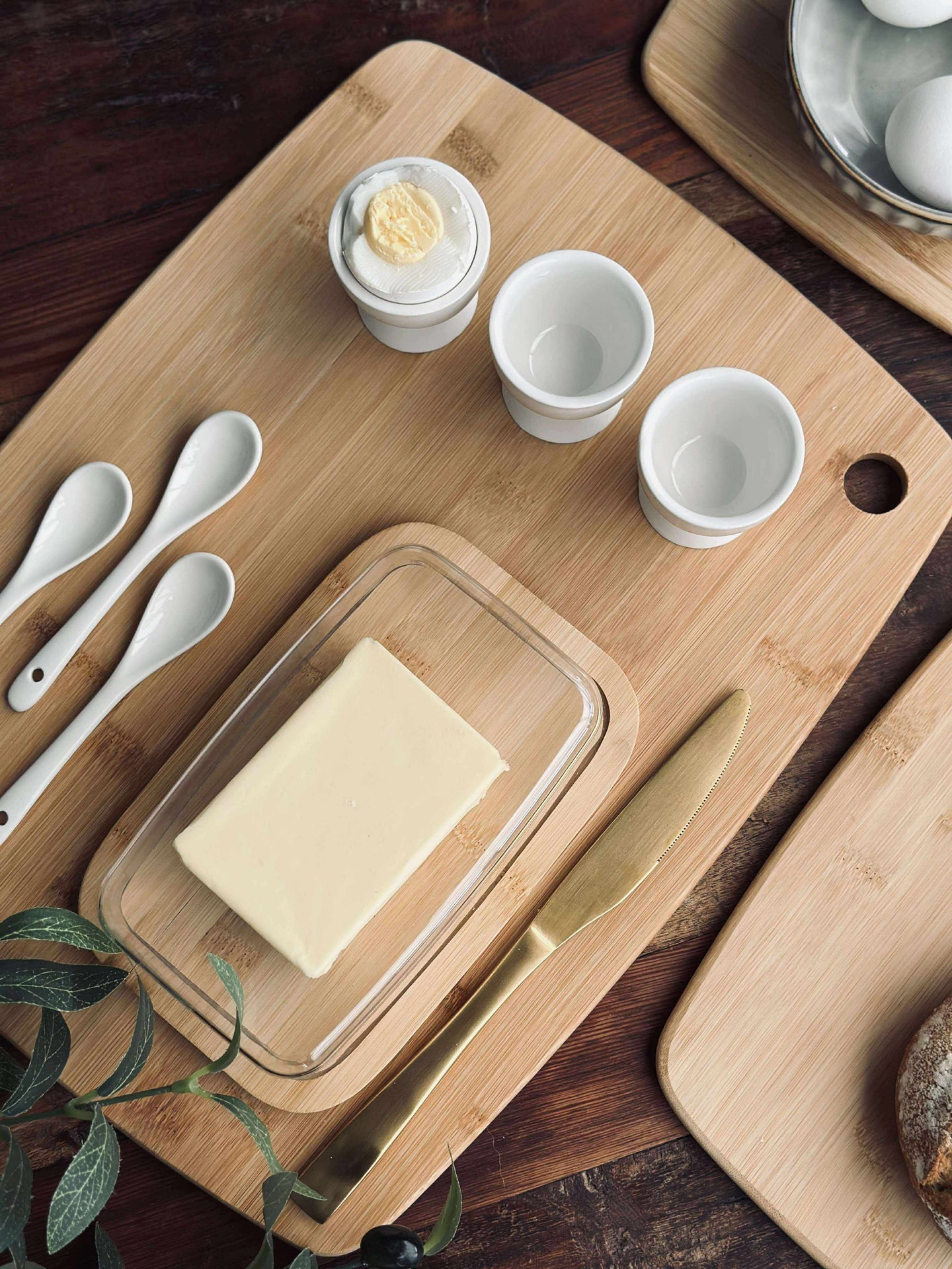 Skärbräda - 3 st. Bambu