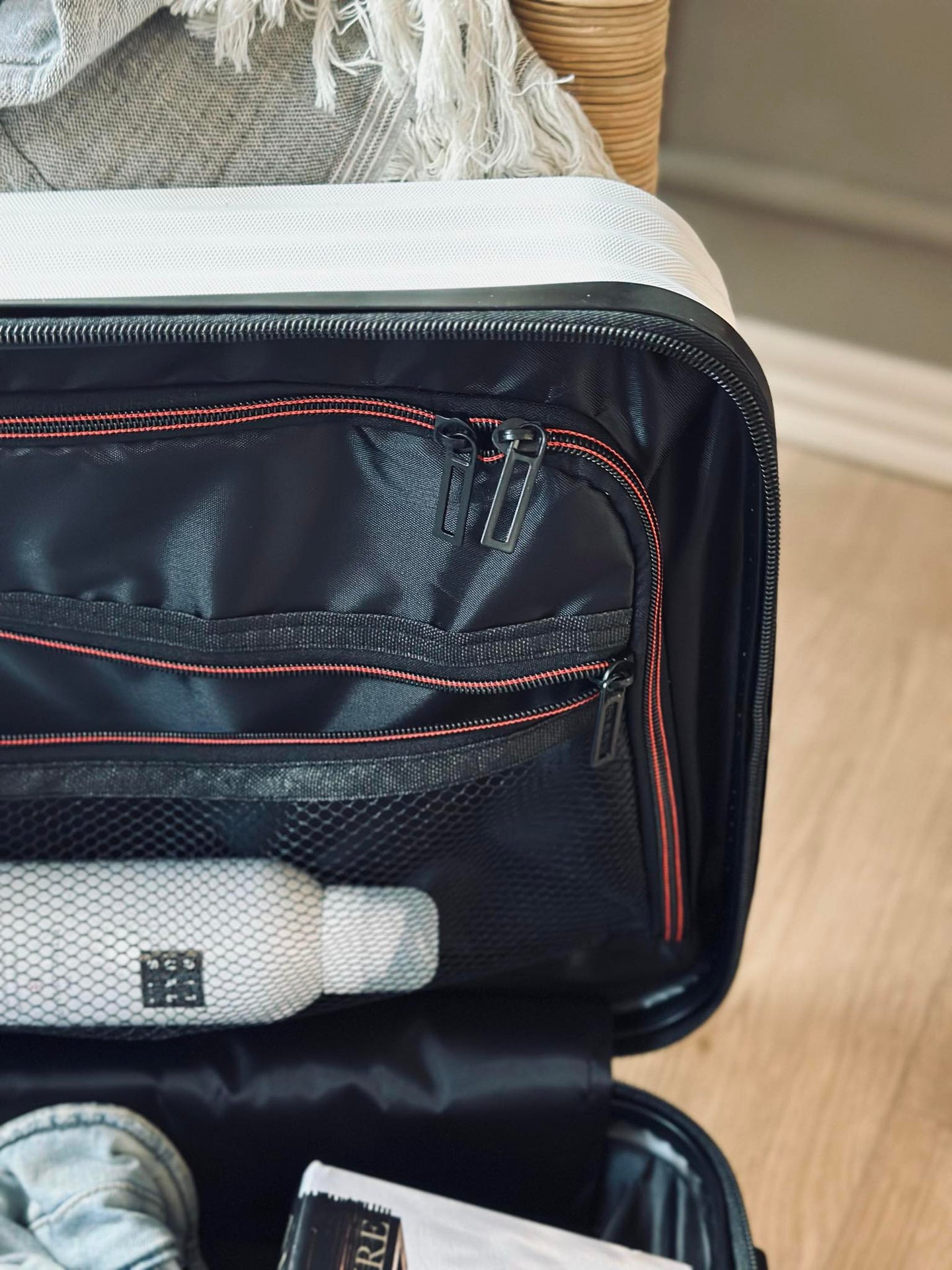 Resväska Trolley - Vit