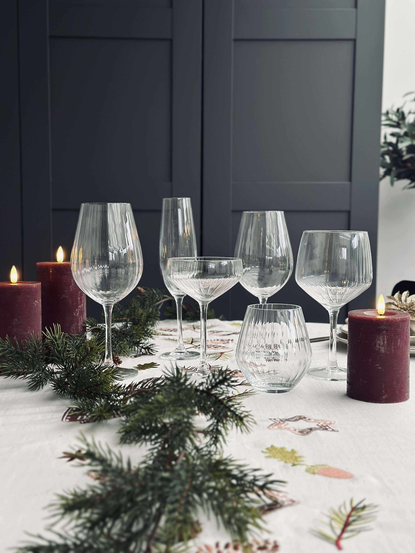Vinglas rödvin CRYSTAL - Set med 4 st.