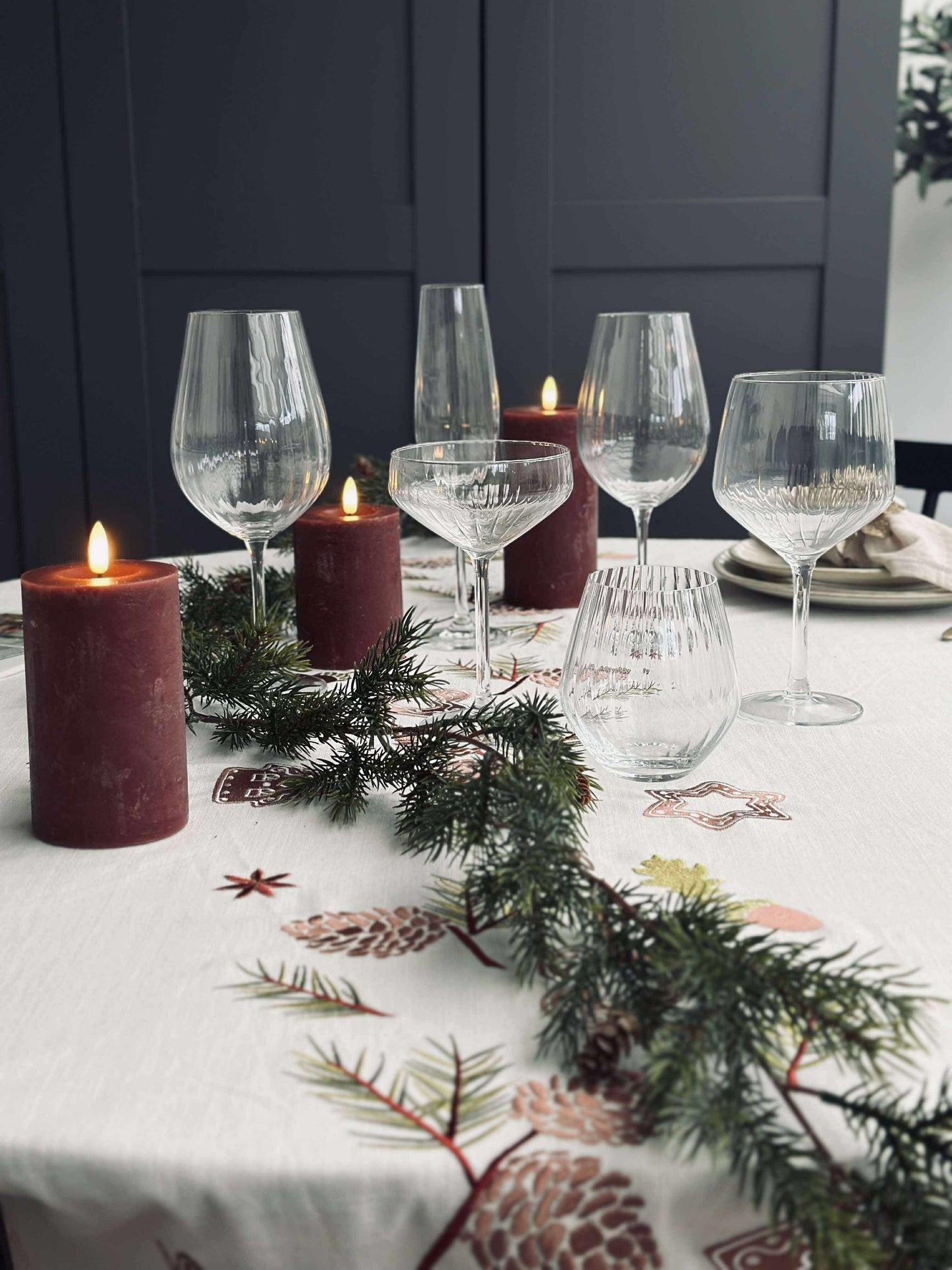 Vinglas rödvin CRYSTAL - Set med 4 st.