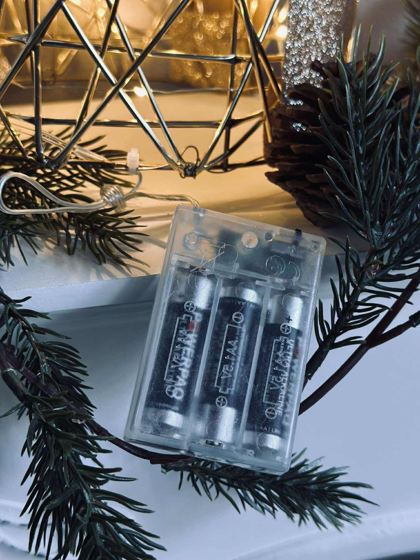 Julklappar med LED-ljus - 3 st.