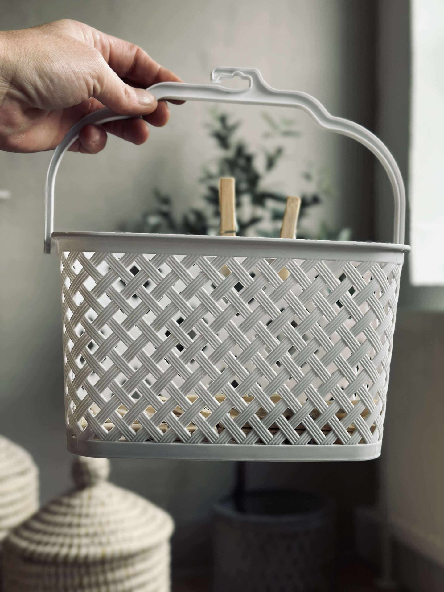 Korg med upphängning - Färgblandning