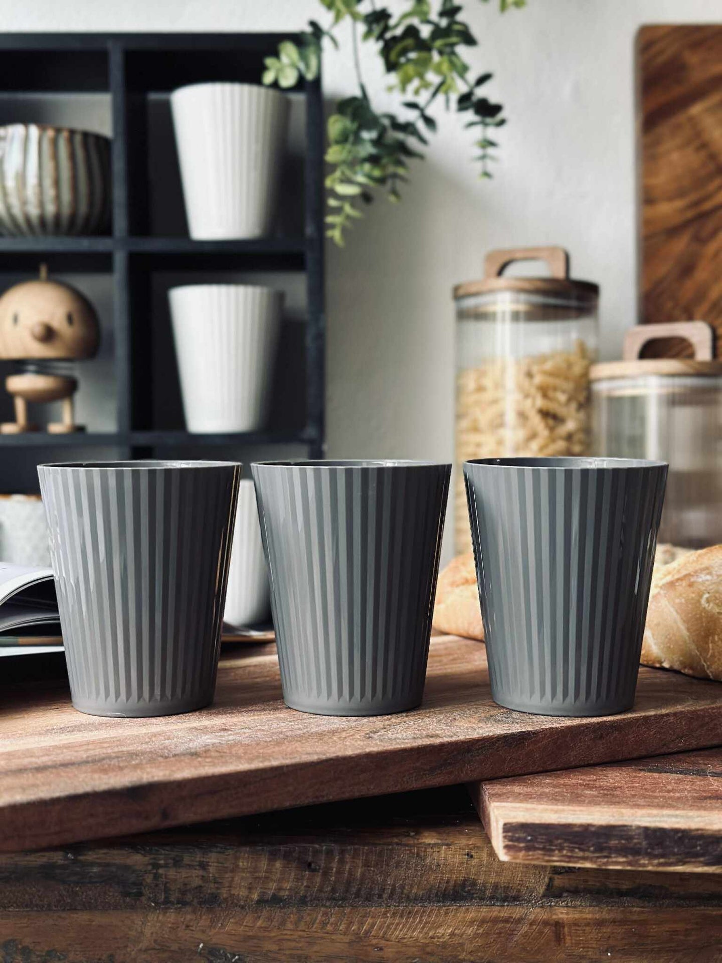 Mugg Norma stengrå - 3 st