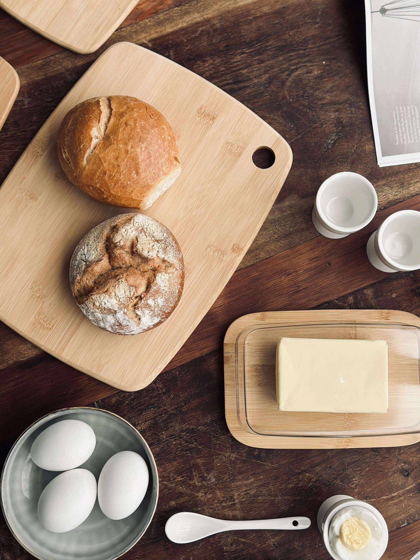 Skärbräda - 3 st. Bambu