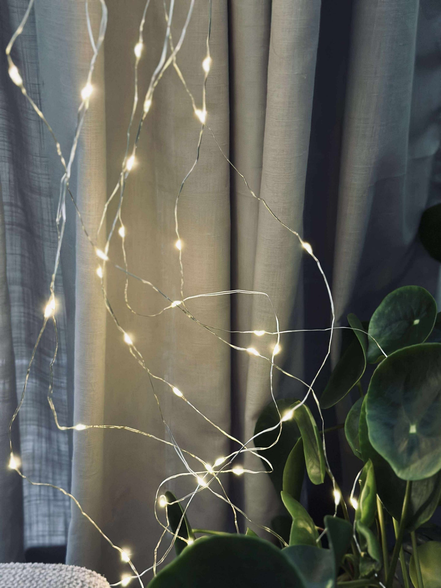Hängande ljusslinga med 160 LED-lampor