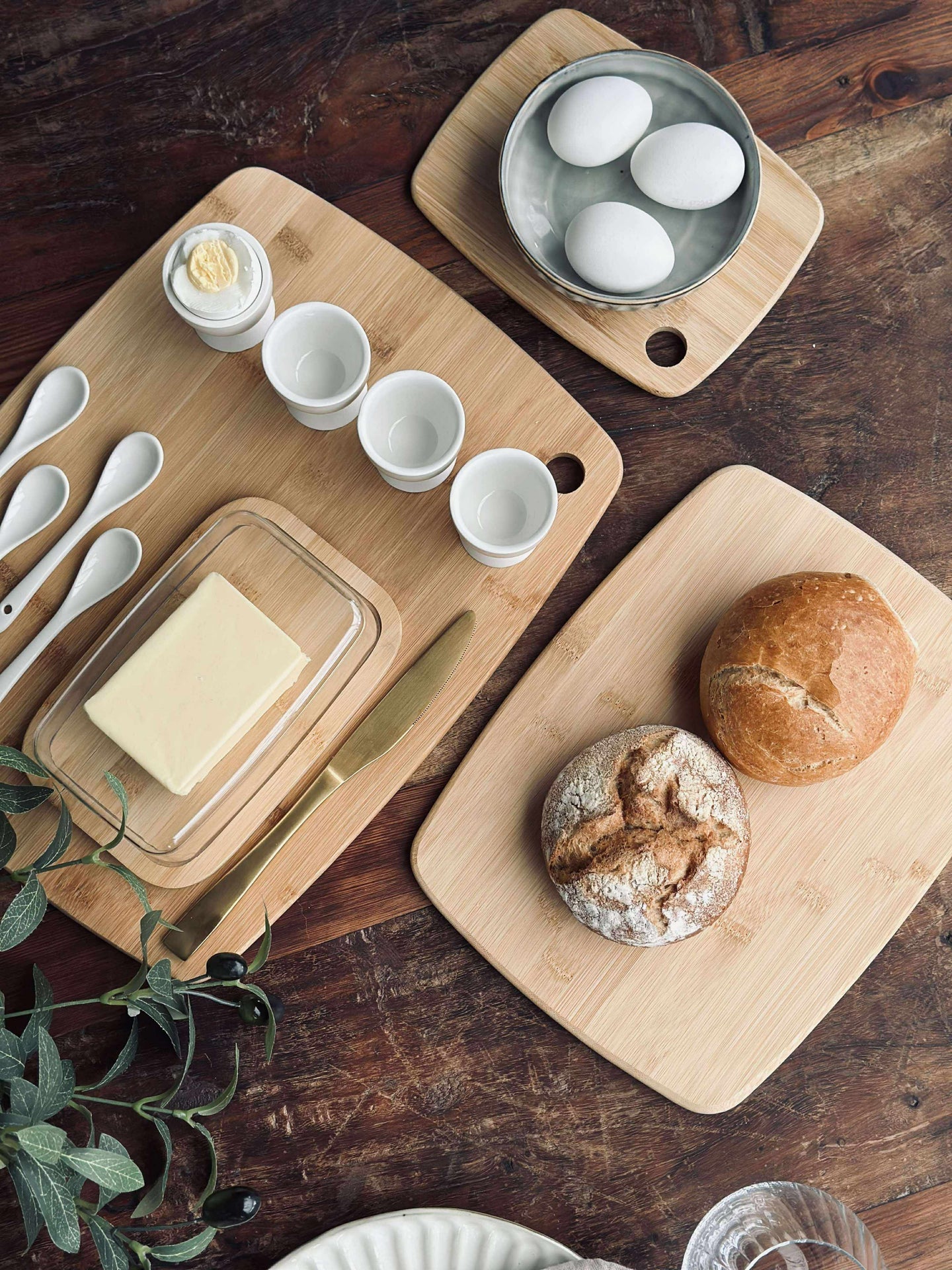 Skärbräda - 3 st. Bambu