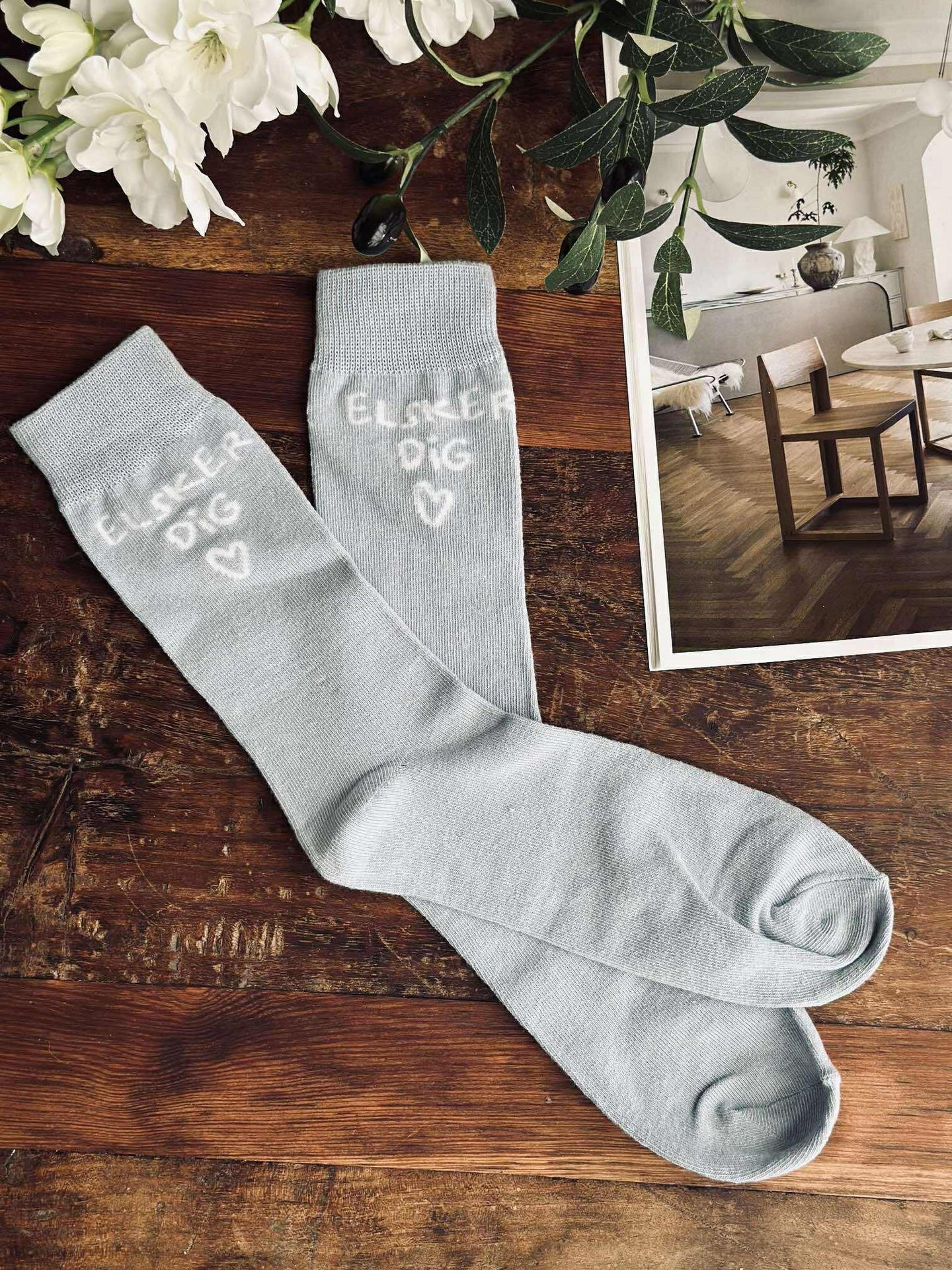 Strumpor blå - str. 42-46