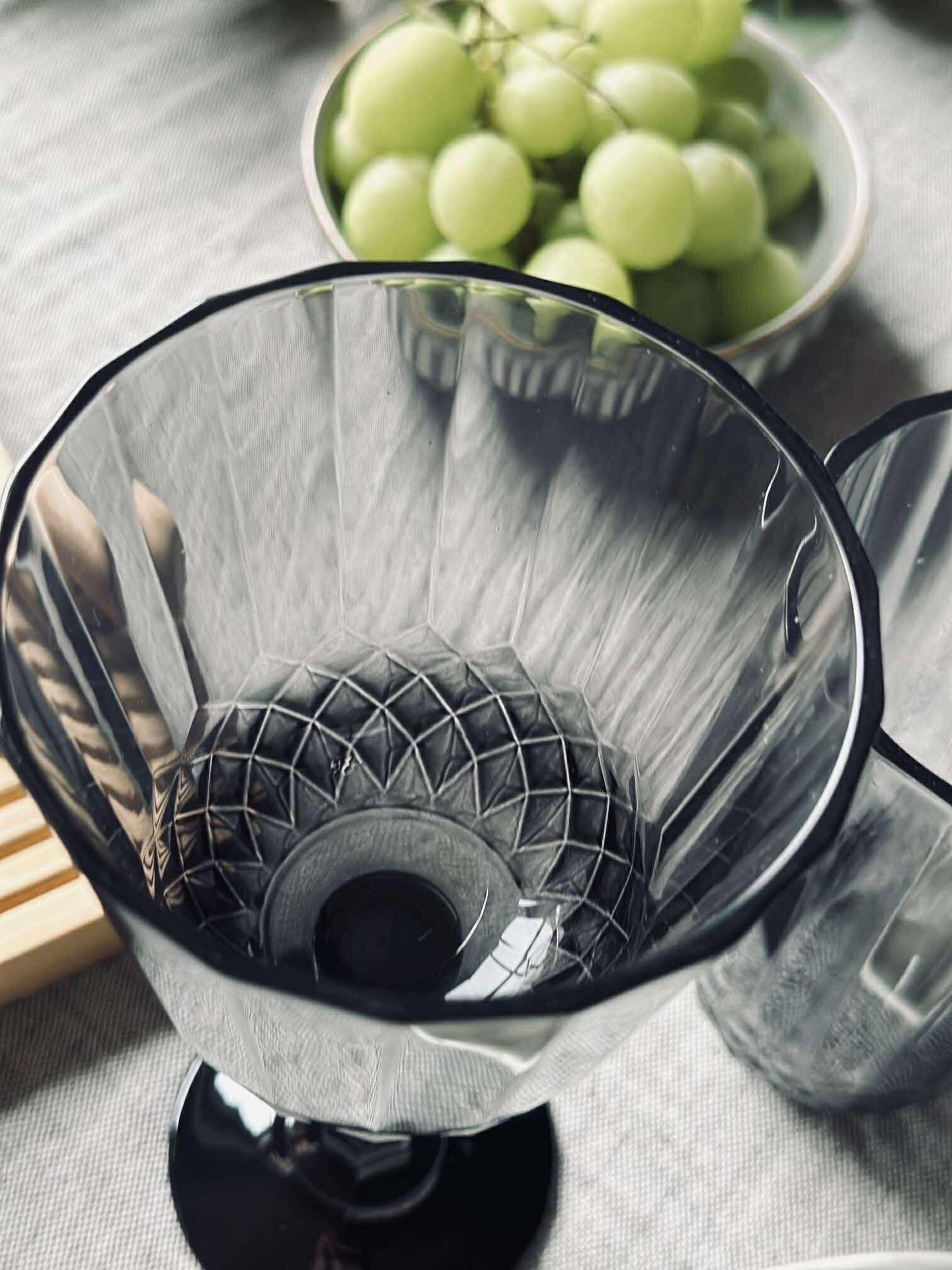 Vinglas Sanna grey